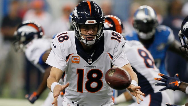Broncos quarterback Peyton Manning