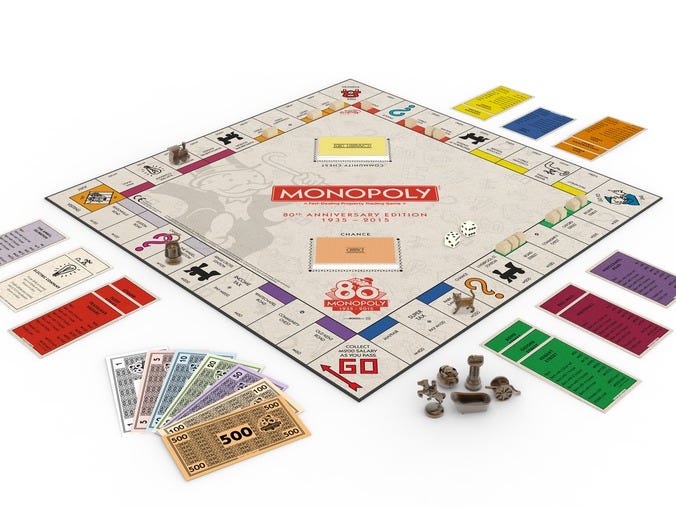 original monopoly board st charles original monopoly board st charles
