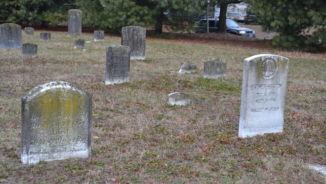 Graves in Potters Field in Salisbury