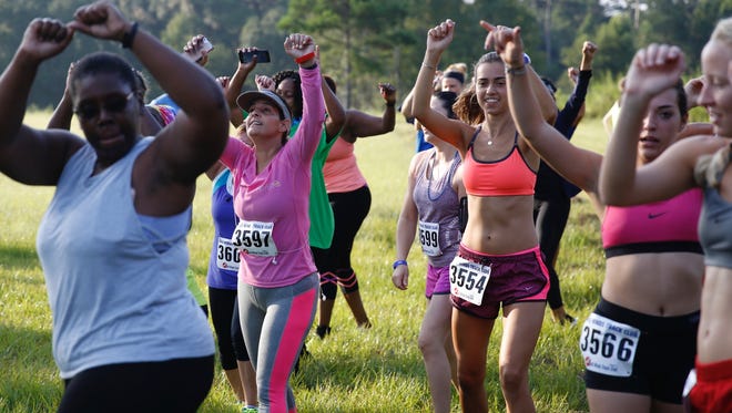 Hundreds of runners joined in the second Bluebird Run, a charity 5K to raise awareness about suicide prevention held Sept. 4, 2017, at the J.R. Alford Greenway.
