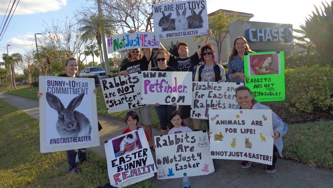 Space Coast Animals Rights has launched a nationwide campaign called #notjust4Easter to raise awareness for bunnies left abused or abandoned after Easter.