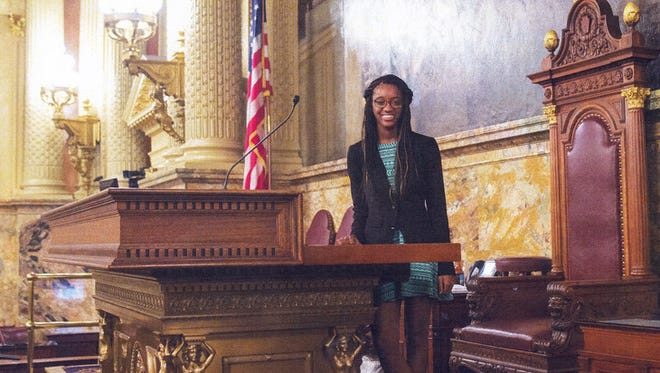 Jazmin Nixon presented her legislation to the House on Dec. 11