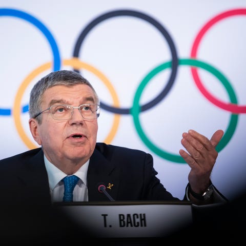 International Olympic Committee (IOC) president Th