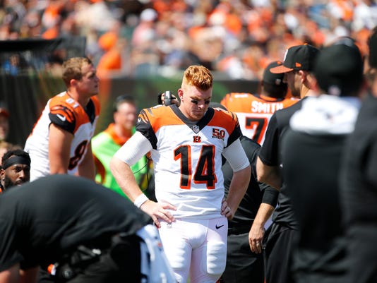 Andy Dalton takes the heat in Bengals shutout loss