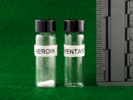 Compared to heroin, just a tiny amount of fentanyl