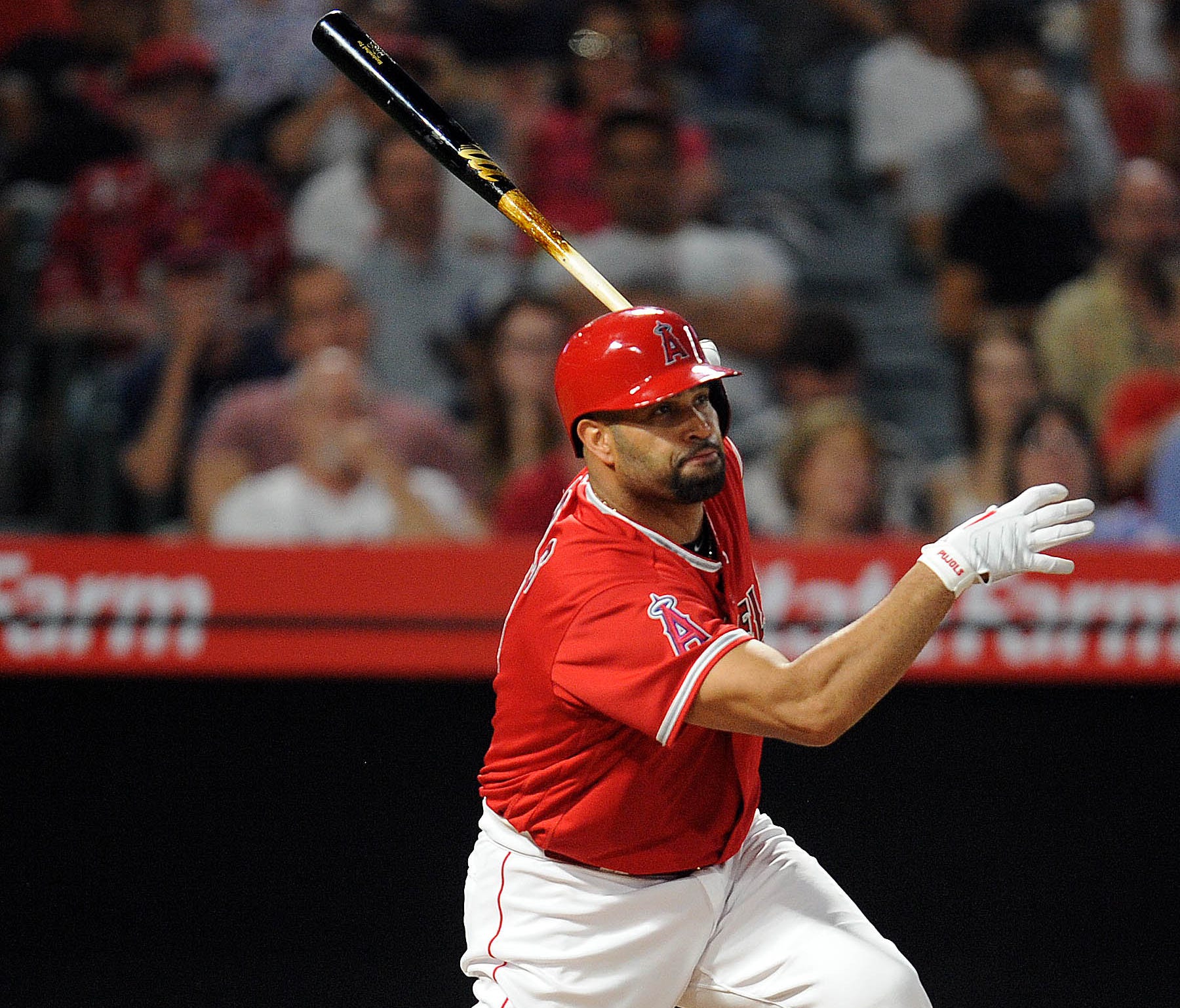Albert Pujols passed Ken Griffey Jr. for sixth place on the career home run list.