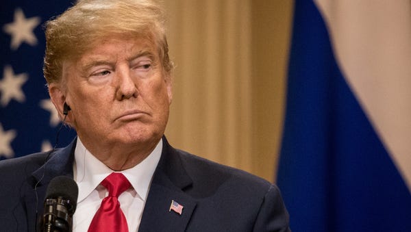 HELSINKI, FINLAND - JULY 16:  U.S. President...