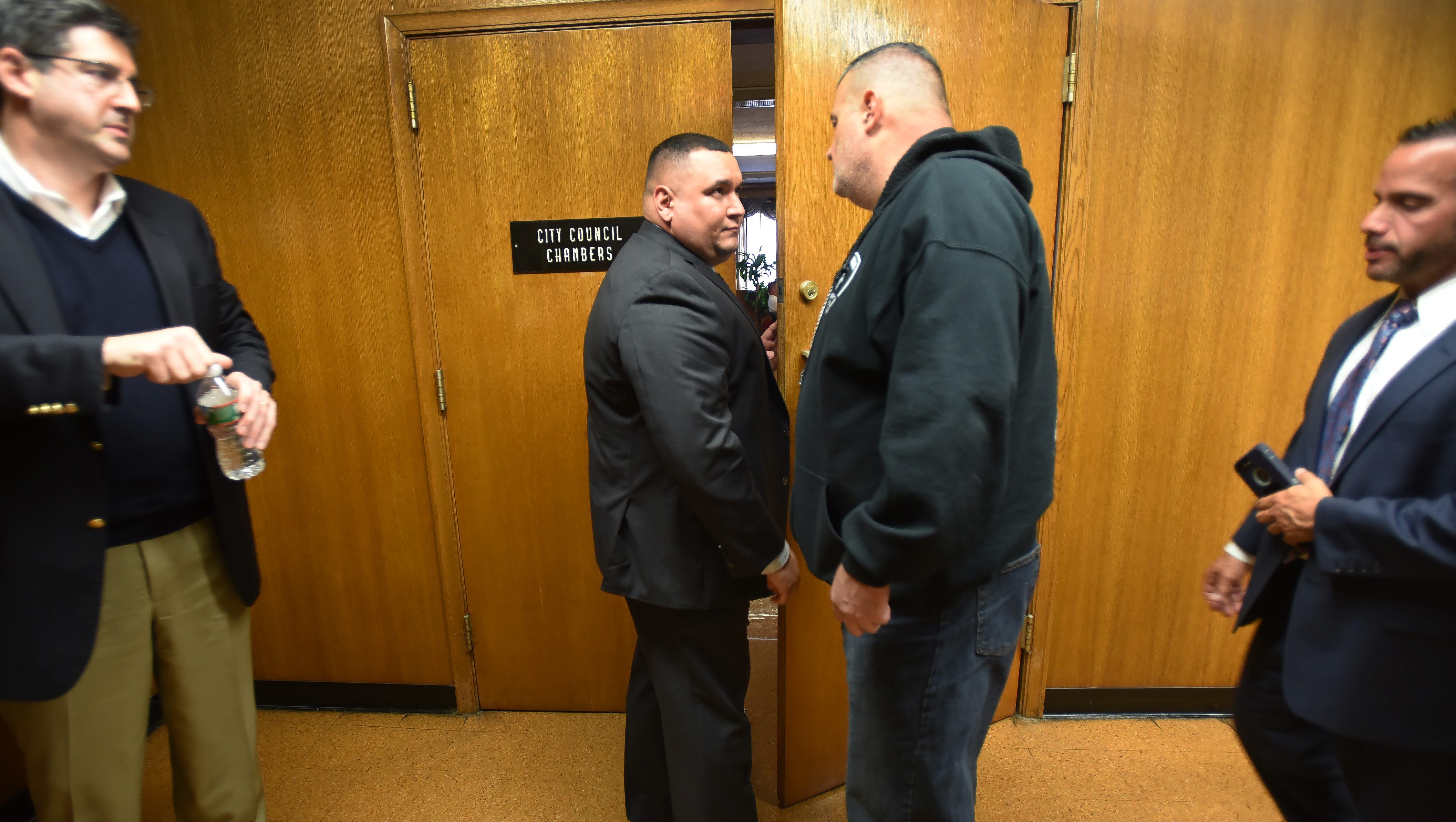 Hackensack NJ Police warrantless search reinstatement resisted