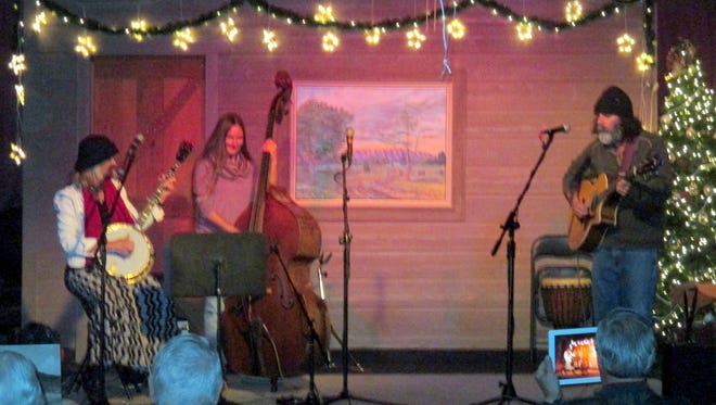 Blake Martin, at right, also brought a trio to add to the music.