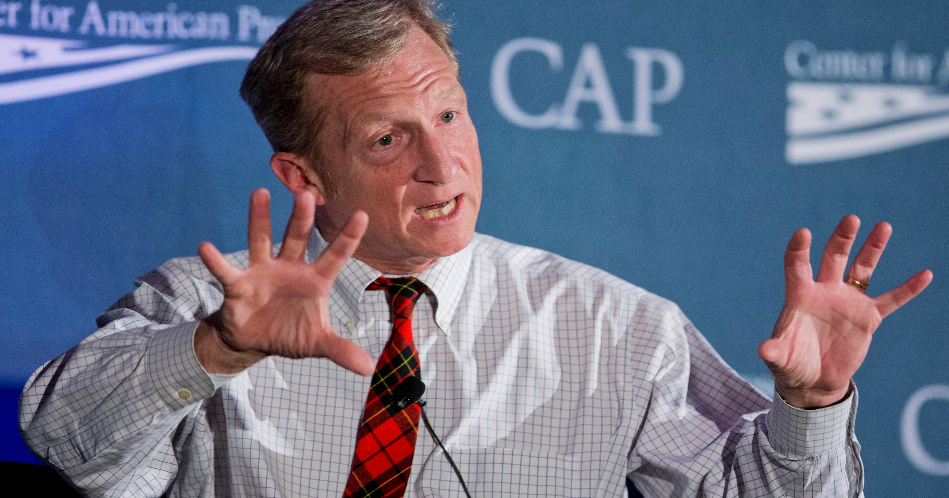 Tom Steyer keeps climate pressure on candidates3200 x 1680