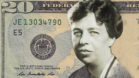 Eleanor Roosevelt is one of the final four candidates selected in balloting by a group seeking to have a woman replace Andrew Jackson on the $20 bill.
