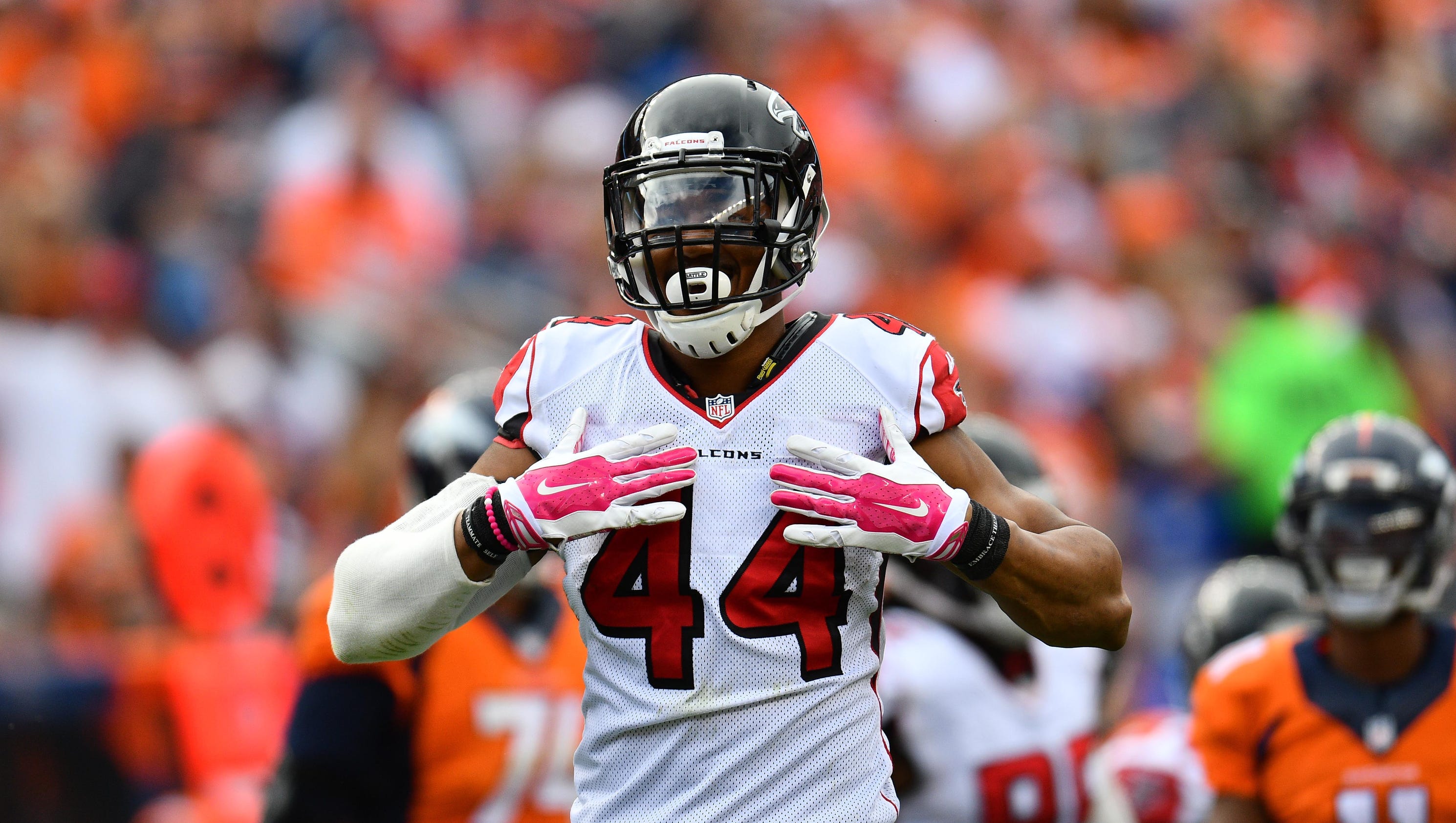 Bell Tolls: Falcons sack man Vic Beasley flying high