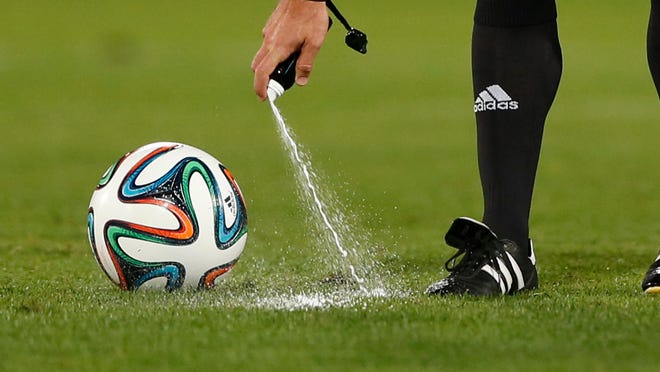 Vanishing Spray To Be Used At 2014 World Cup Vanishing Spray To Be Used At 2014 World Cup