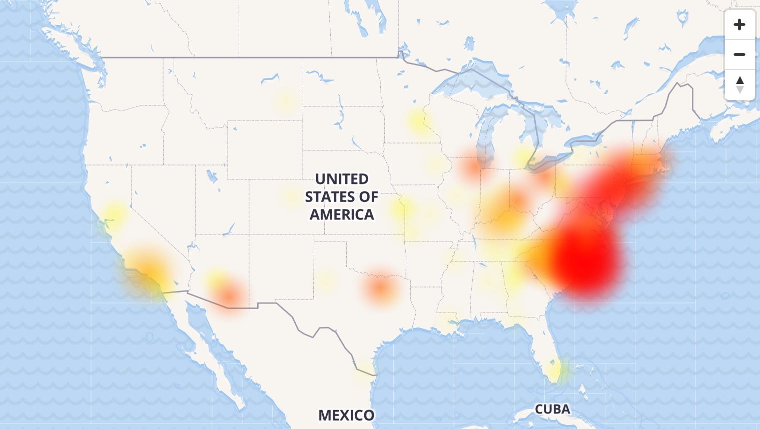 Verizon Dsl Outage Map Some Sprint, Verizon Customers Report Internet Outages