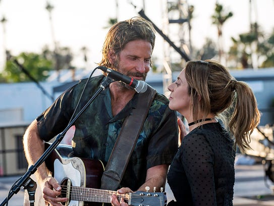 Bradley Cooper plays a country rocker and Lady Gaga