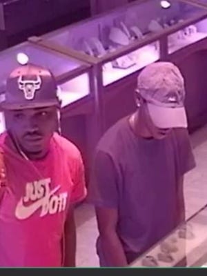 PPD is searching for two suspects who stole a Rolex from a Palafox Street business June 8, 2018.