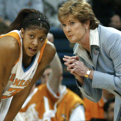 In this March 19, 2006 photo, Tennessee coach Pat 