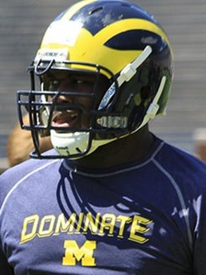Michael Onwenu, OL, Detroit Cass Tech (6-3, 315) -- Onwenu is No. 5 on The Detroit News Blue Chip List and the lone Michigan commitment in this class. Cass Tech coach Thomas Wilcher calls him “Big Mike” for obvious reasons. His natural position is guard, but he played offensive tackle and defensive tackle as a senior. He can bench 225 pounds 18-20 times.