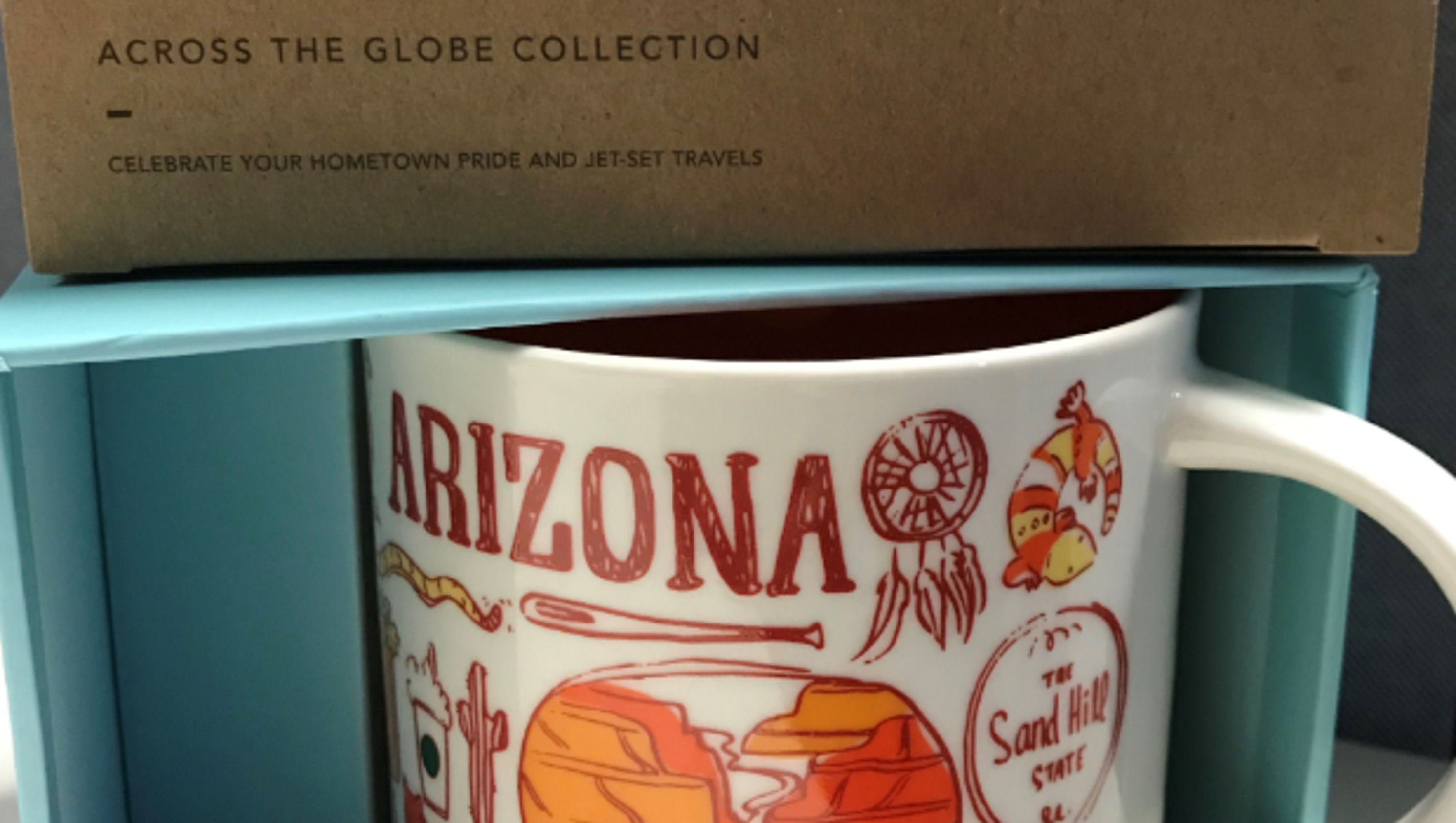 What's with the 'Been There' Arizona mug at Starbucks?