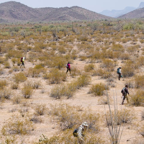 June 23, 2017. Ajo, Arizona, USA; Humanitarian...