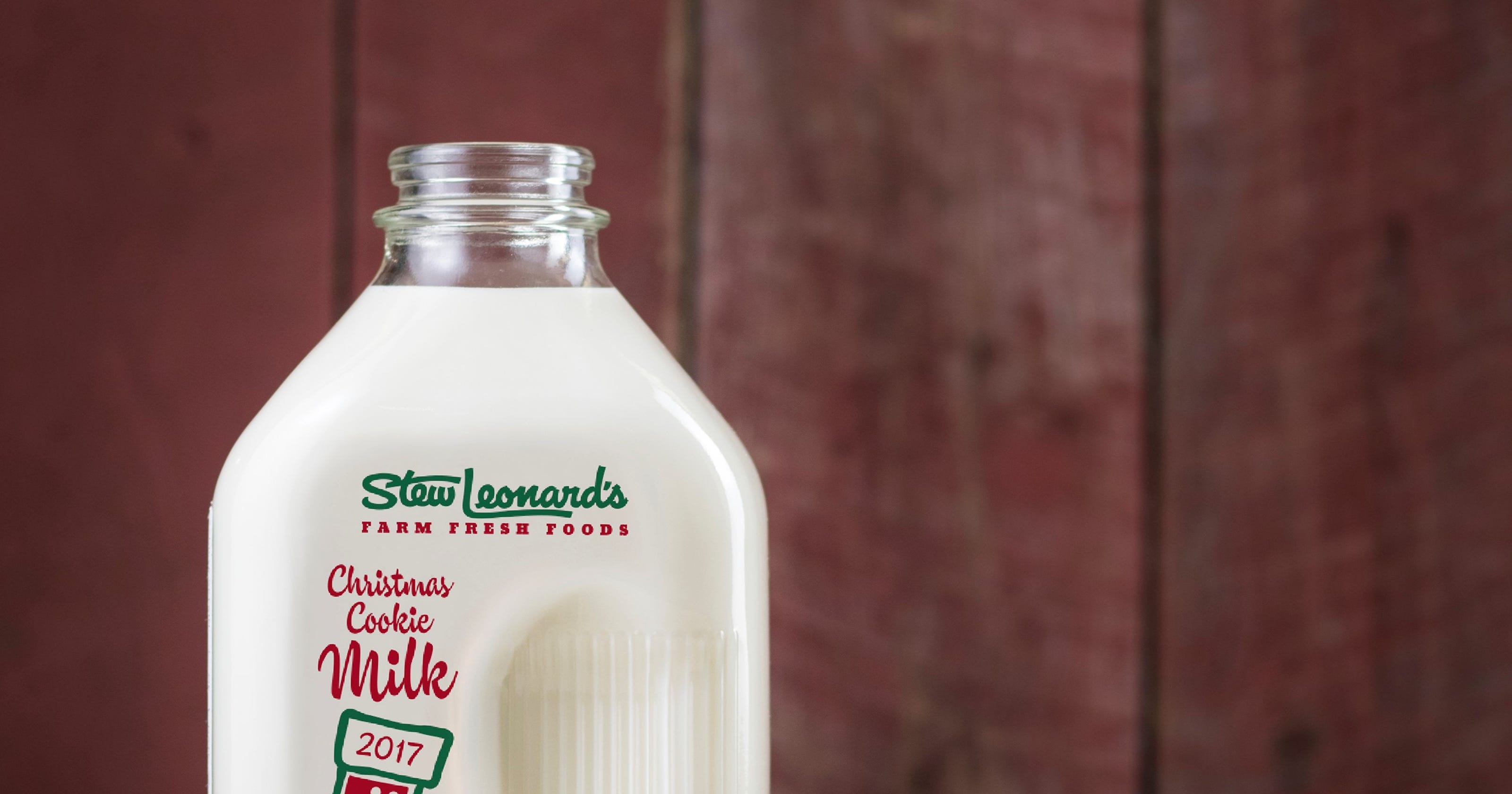 Stew Leonard's cookieflavored milk is back