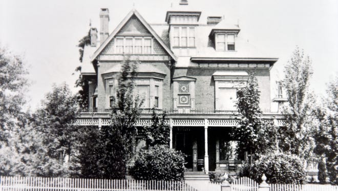 This early 1900s photograph shows the J.A. Singer house on East Market Street in York. Originally the Singer family's summer home, the house has been the Etzweiler Funeral Home since 1946.