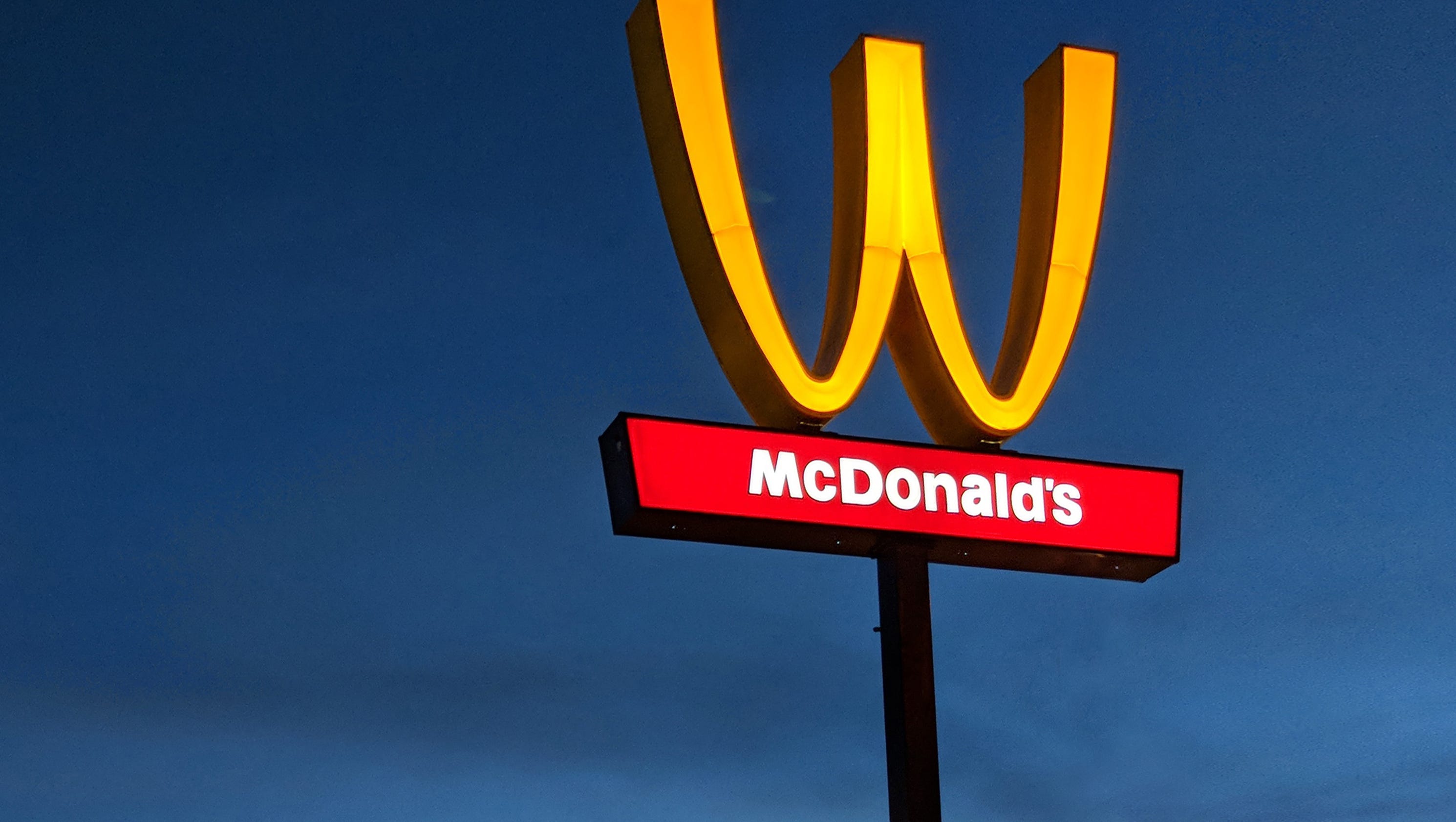 You're not imagining it. The McDonald's logo is upside down