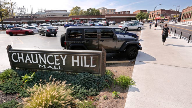 The Chauncey Hill Mall sits on 2.5 acres at the top of State Street hill in the West Lafayette Village area.