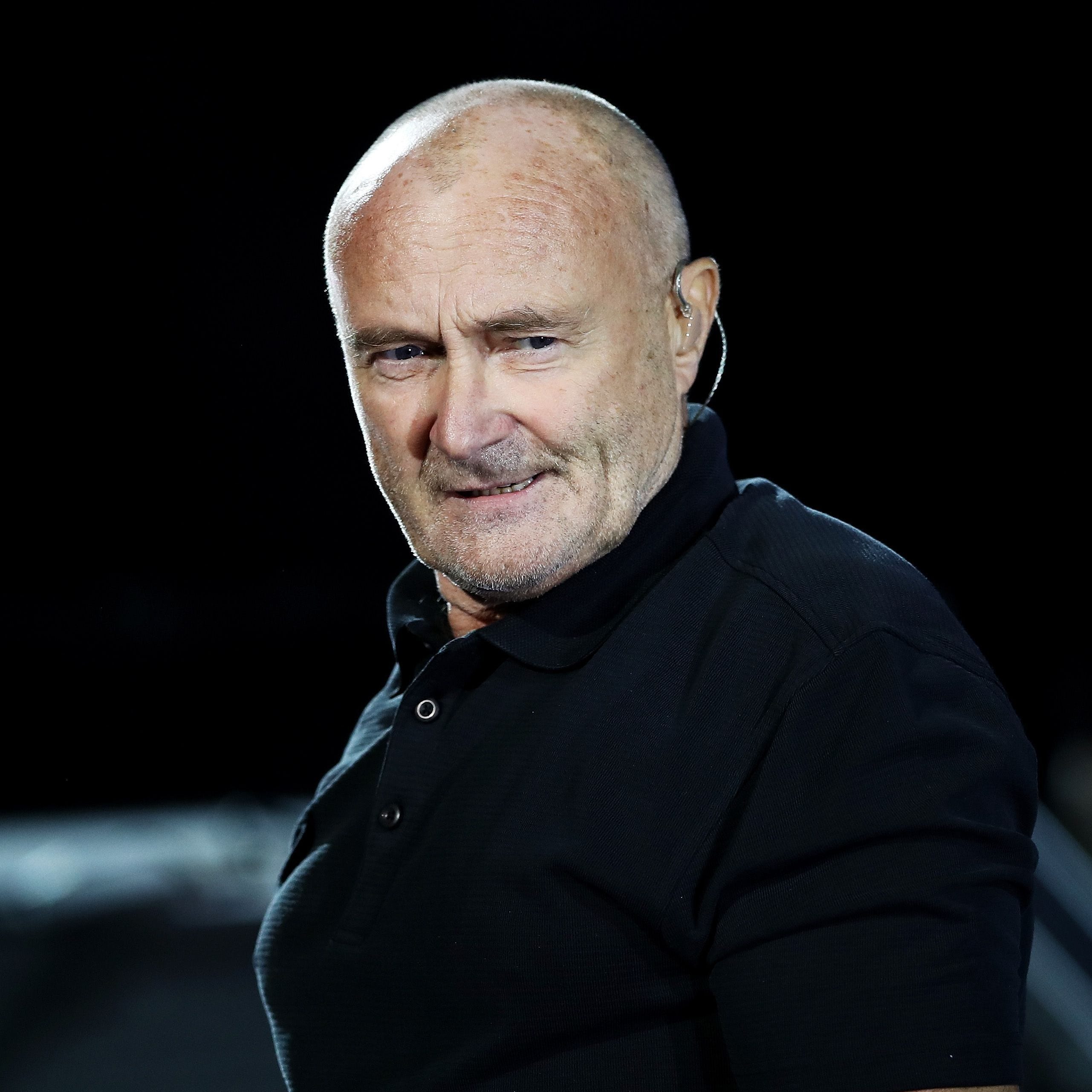 Phil Collins performs on opening night prior to the evening session on Day One of the US Open on Aug. 29, 2016 in the Flushing neighborhood of the Queens borough of New York City.