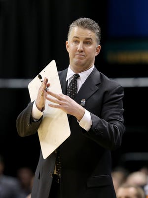 Purdue coach Matt Painter, shown during the Big Ten tournament, began preparing for Cincinnati on Sunday night.