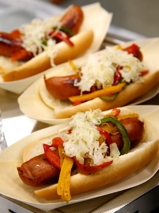 Food at Reds games Lots of Cincinnati brands, both beer and chow