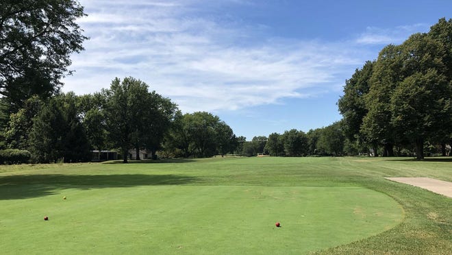 A glimpse at hole No. 1 at Soangetaha on Wednesday, Sept. 2. The country club is hosting the  51st annual Illinois State Senior Women's golf championship this week.