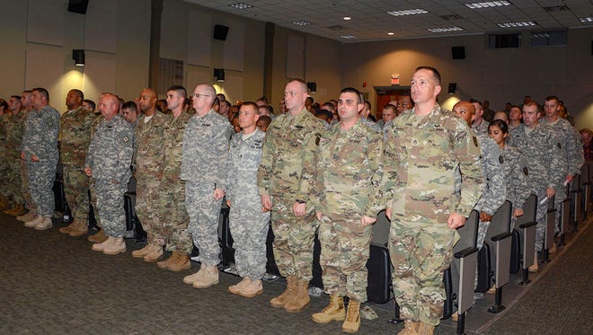 The Louisiana Army National Guard’s Basic Leadership Course (BLC) presented 14 instructors with the Basic Army Instructor Badge (BAIB) during an official ceremony at Camp Beauregard in Pineville, Nov 19. These are the first instructors to receive the BAIB in the Louisiana Army National Guard.