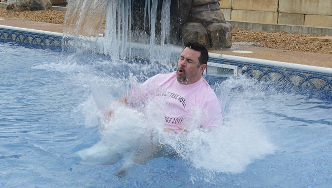 Supporters of Special Olympics took the fifth annual Polar Plunge to benefit the organization locally. Water temperatures in the pools reached only 31 degrees. Hot tubs and tents were readily available for the plungers to seek warmth after their chilly dive.