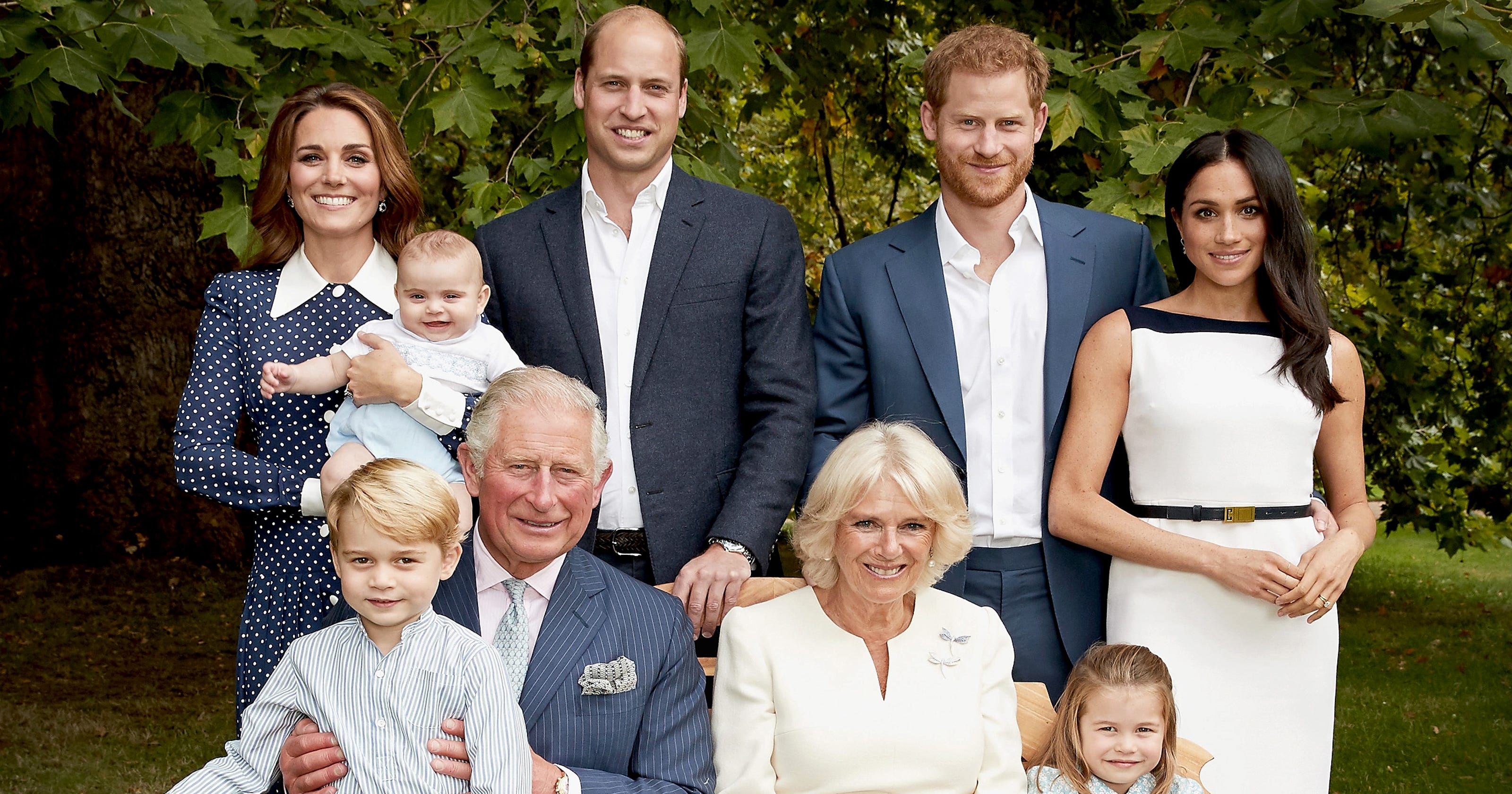 See Royal family photo with Prince Louis for Prince Charles' birthday