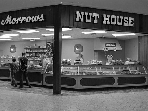 Morrows Nut House at the Lansing Mall, July 24, 1979.
