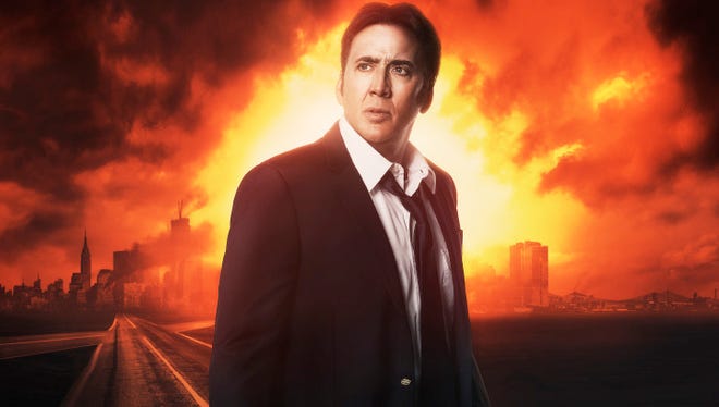 Nicholas Cage stars in "Left Behind," now playing in theaters.
