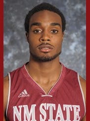 New Mexico State junior Ian Baker.