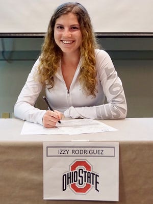 Izzy Rodriguez could not be at Salem for National Signing Day. But she still celebrated signing to play women's soccer at Ohio State University.