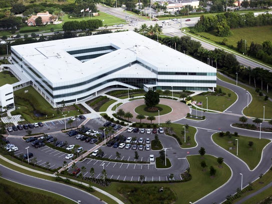 Aerial view of the Hertz Global Holdings corporate