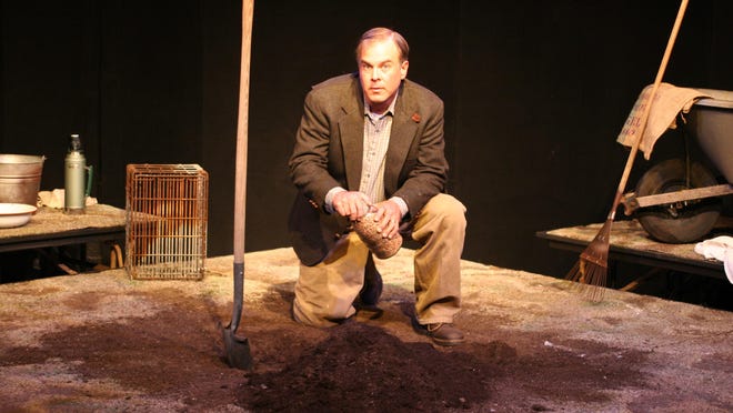 Christopher Haines plays a church groundskeeper in “An Almost Holy Picture.”