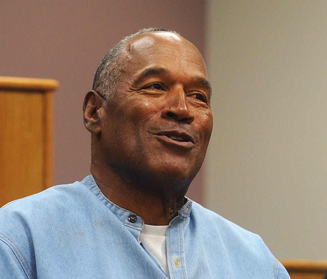 O.J. Simpson was granted parole on Thursday.