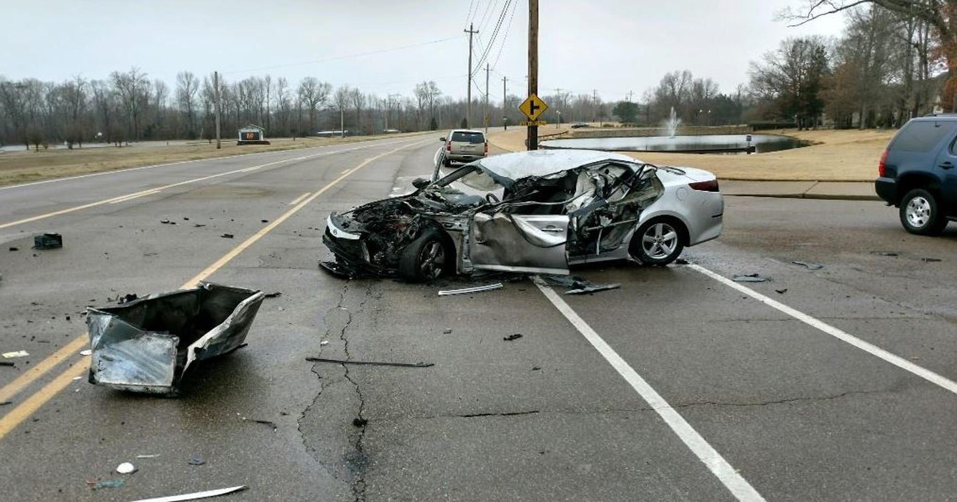 Houston Levee Reopened After Vehicle Explosion, Shelby County Sheriff's