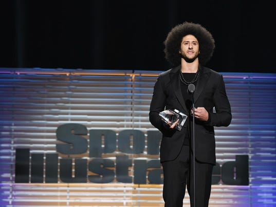 Sports Illustrated gives Kaepernick Ali Legacy award (usatoday.com)