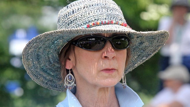 Wide-brimmed hats and other visors were among the most common and fashionable accessories on day one of the KPMG Women’s PGA Championship at Westchester Country Club in Harrison on June 11, 2015.