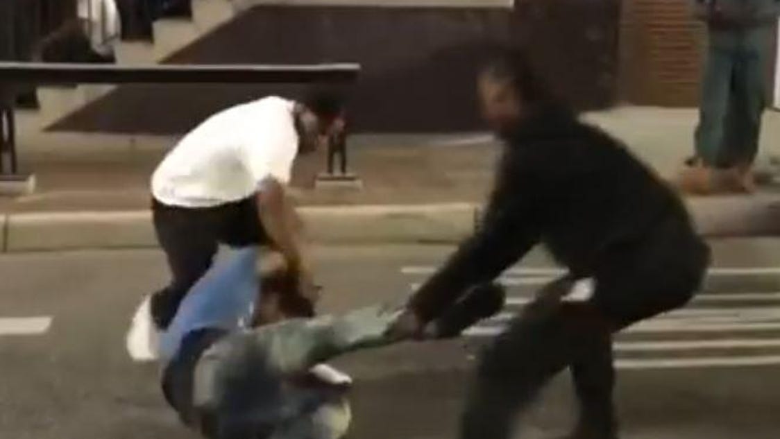 Facebook video captures violent Greektown brawl