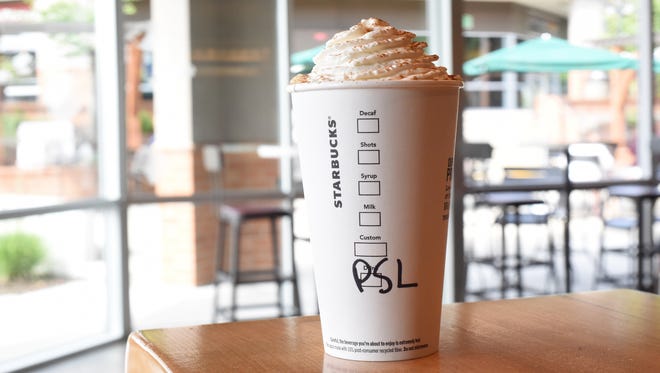 September marks the start of Starbucks' Pumpkin Spice Latte season.
