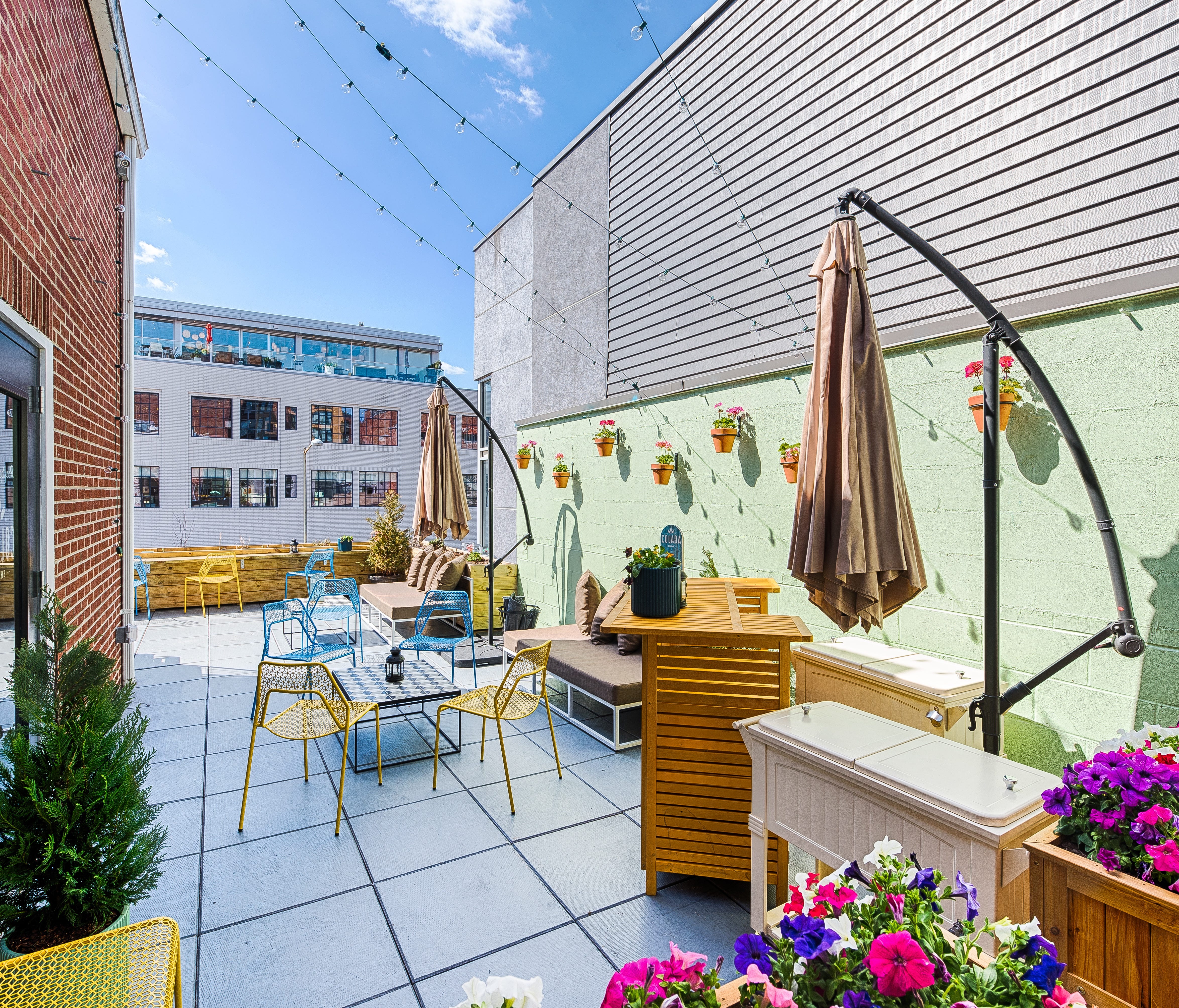 Washington, D.C.'s Colada Shop opened its rooftop garden in April. The Cuban coffee and snack eatery will serve pouched cocktails, mojitos, pineapple sparkling sangria and more with its croquetas, empanadas and pastelitos.