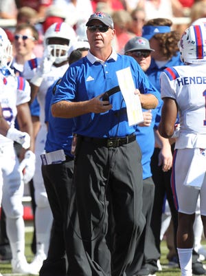 Louisiana Tech coach Skip Holtz has a 30-20 record during 3-plus years as the Bulldogs head coach.