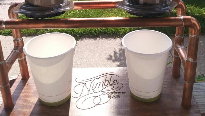 Nimble Coffee Bar, a mobile espresso bar, is due at the end of July. The food truck also will serve hand-brewed and batch-brewed coffee, breakfast sandwiches and baked goods.